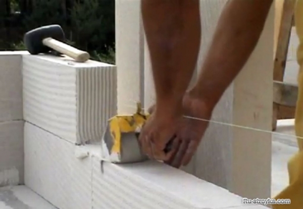 Стены из пеноблоков Стены из пеноблоков