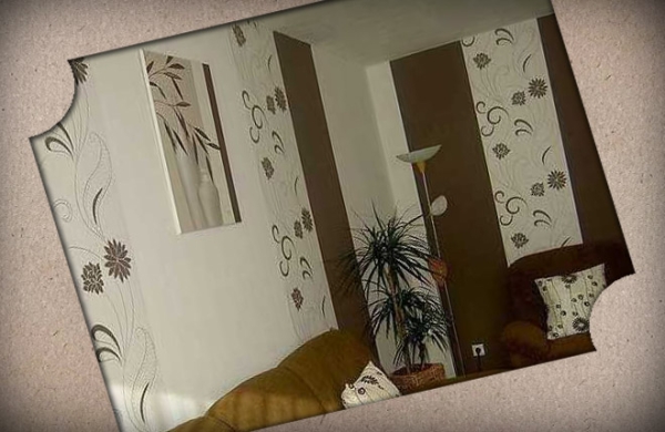 Как поклеить комбинированные обои: фото идеи, способы, рекомендации
