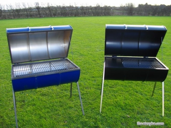 Барбекю из металлической бочки. Барбекю из металлической бочки.