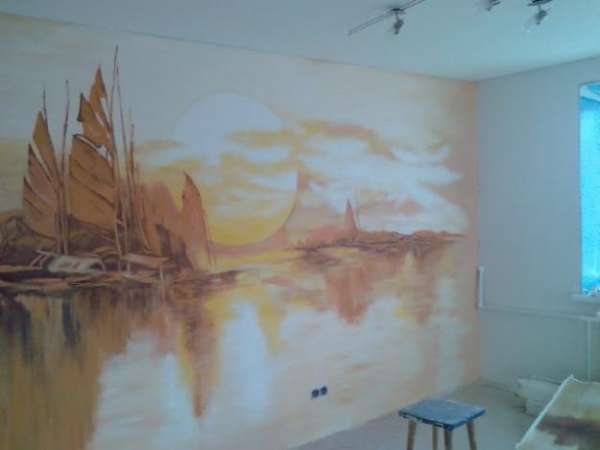 Технология росписи стен и потолков. Технология росписи стен и потолков.