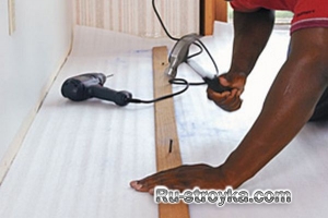 Установка плавающего паркета "Engineered" Установка плавающего паркета "Engineered"