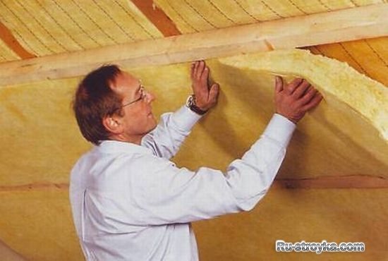 Теплоизоляция мансарды Теплоизоляция мансарды