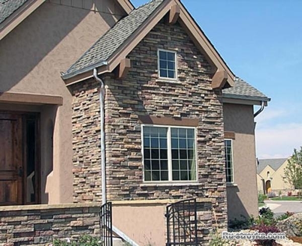 Отделка фасада камнем Отделка фасада камнем