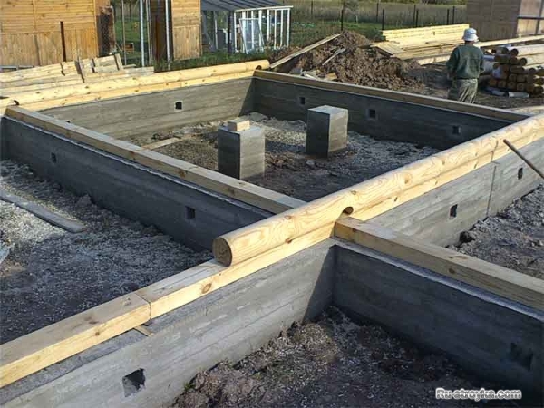 Устройство фундаментов. Устройство фундаментов.