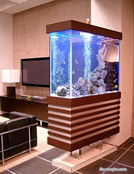 Аквариум в интерьере