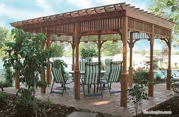 БЕСЕДКА В ИНТЕРЬЕРЕ САДА БЕСЕДКА В ИНТЕРЬЕРЕ САДА