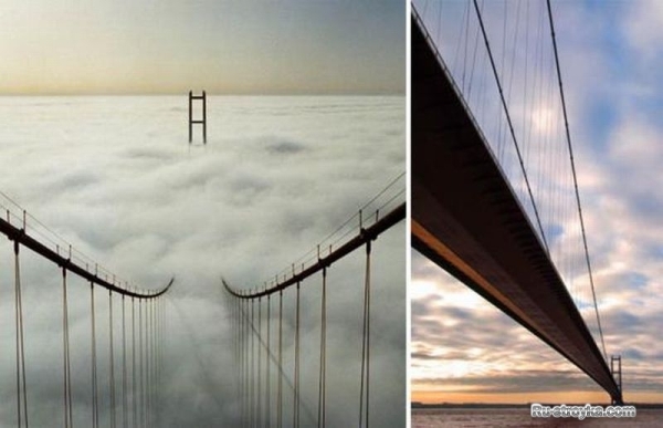 Подвесной мост в Дубайях. Подвесной мост в Дубайях.