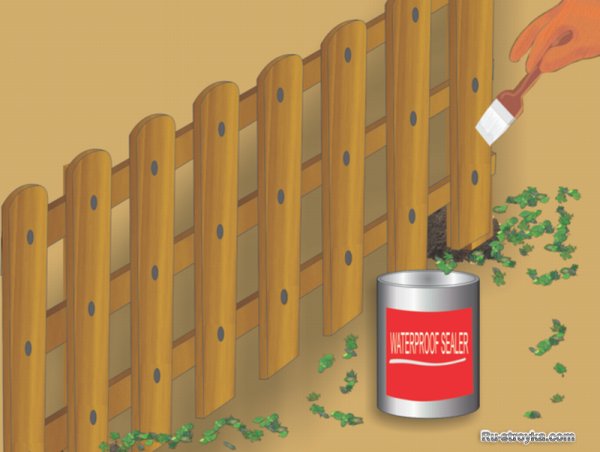 Как построить деревянный забор Как построить деревянный забор