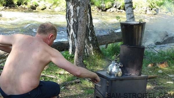 Походная печка своими руками Походная печка своими руками