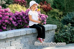 Как построить стену из камня.