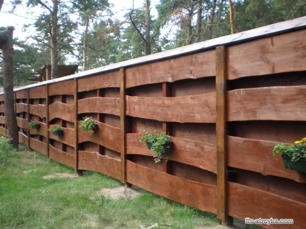 Деревянный забор Деревянный забор