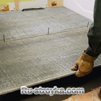 Монтаж плиты ЦСП под керамическую плитку. Монтаж плиты ЦСП под керамическую плитку.