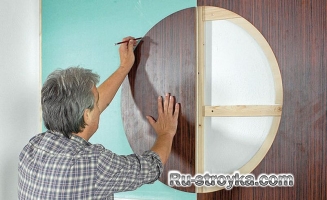 Декорирование стены при помощи ламинированной панели, гипсокартона и обоев. Декорирование стены при помощи ламинированной панели, гипсокартона и обоев.