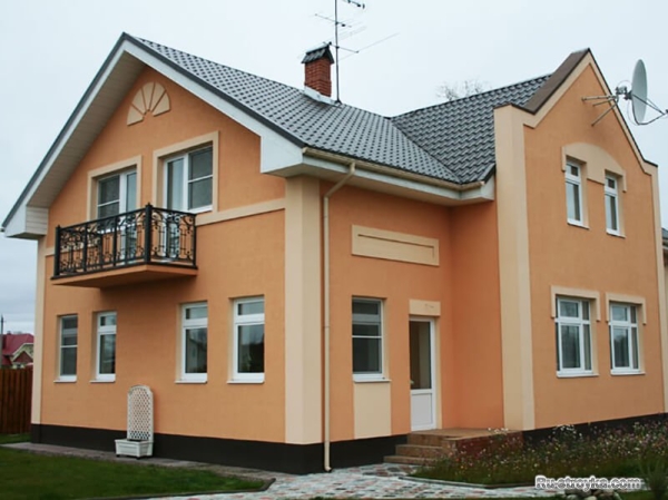 Отделка фасада цементно-стружечными плитами Отделка фасада цементно-стружечными плитами