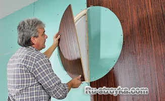 Декорирование стены при помощи ламинированной панели, гипсокартона и обоев. Декорирование стены при помощи ламинированной панели, гипсокартона и обоев.