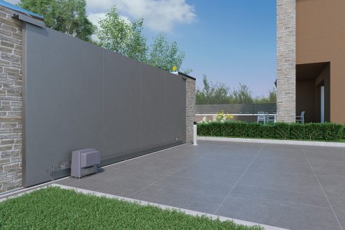 Виды откатных ворот Виды откатных ворот