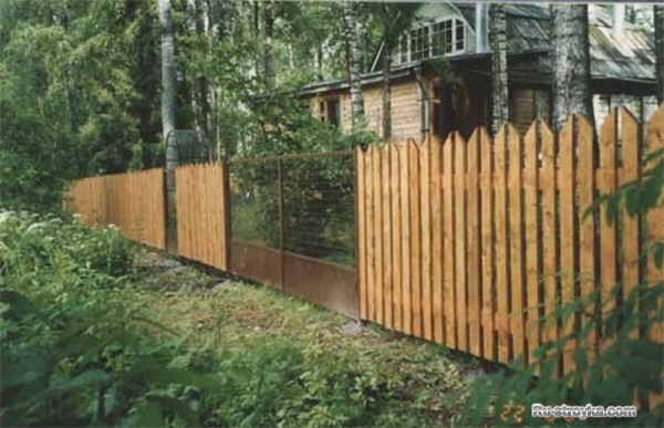 Деревянный забор Деревянный забор