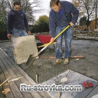 Как сделать площадку из сланца. Как сделать площадку из сланца.