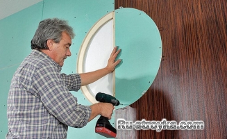 Декорирование стены при помощи ламинированной панели, гипсокартона и обоев. Декорирование стены при помощи ламинированной панели, гипсокартона и обоев.