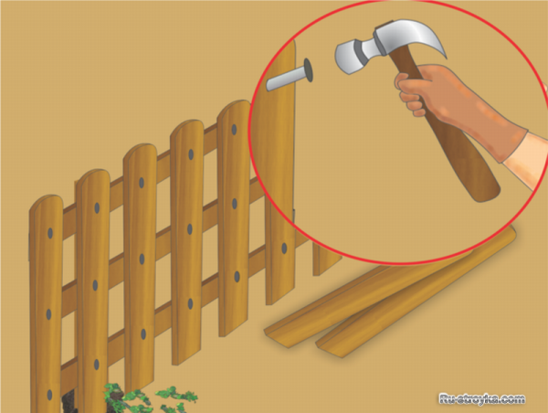 Как построить деревянный забор Как построить деревянный забор