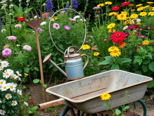 Старая садовая утварь: креативные идеи для украшения вашего участка Старая садовая утварь: креативные идеи для украшения вашего участка